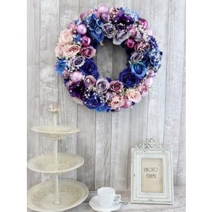クリスマスリース 玄関 造花 クリスマス リー...の詳細画像2