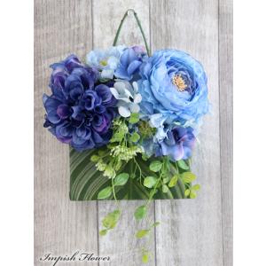 造花 壁掛け リース アーティフィシャルフラワー W-822 かわいい