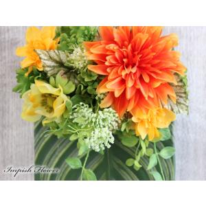 造花 壁掛け リース アーティフィシャルフラワ...の詳細画像1