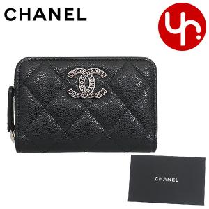 シャネル CHANEL 財布 コインケース AP3830 B15620 ブラック マトラッセ キャビアスキン CCマーク ココマーク ジップ コインパース レディース｜import-collection-yr