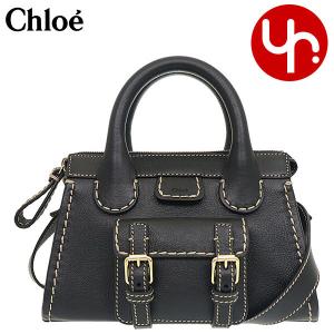 Chloé ブラックレザー ショルダーバッグ　【Chloe】【クロエ】 Chloé 】クロエ ブラックレザーショルダーバッグ（CHLOE クロエ