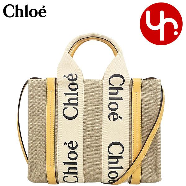 クロエ chloe バッグ トートバッグ CHC22AS397 I26 ハニーゴールド WOODY ...