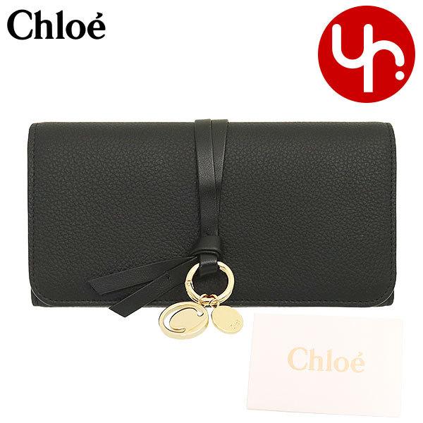 【48時間限定ポイント2％】クロエ chloe 財布 長財布 CHC21WP942 F57 ブラック...