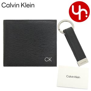 【48時間限定ポイント2％】カルバン クライン Calvin Klein 財布 二つ折り財布 31CK330016 ブラック ジェニュイン レザー バイフォールド ウォレット キーリング｜import-collection-yr