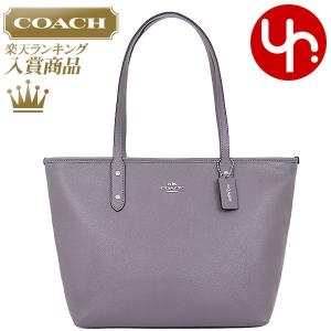 コーチ COACH バッグ トートバッグ F58846 ヘザーグレー ラグジュアリー クロスグレーン レザー シティー ジップ トップ トート アウトレット レディース