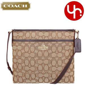 コーチ COACH バッグ ショルダーバッグ F29960 カーキ×ブラウン アウトラインシグネチャーキャンバスファイルクロスボディー バッグ アウトレット レディース｜import-collection-yr