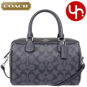 コーチ COACH バッグ ショルダーバッグ F32203 ブラックスモーク×ブラック シグネチャー PVC レザー ベネット ミニ サッチェル アウトレット レディース｜import-collection-yr