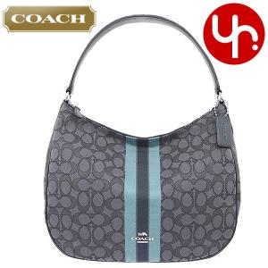 コーチ COACH バッグ ショルダーバッグ F39042 ブラックマルチ シグネチャー ジャガード ストライプ ジップ ホーボー アウトレット レディース｜import-collection-yr