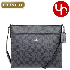 コーチ COACH バッグ ショルダーバッグ F29210 ブラックスモーク×ブラック シグネチャー PVC レザー ファイル クロスボディー バッグ アウトレット レディース｜import-collection-yr