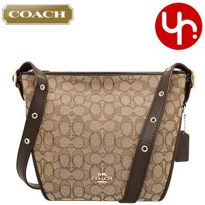 コーチ COACH バッグ ショルダーバッグ 25697 カーキ×ブラウン アウトライン シグネチャー スモール ダッフル レディース｜import-collection-yr