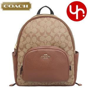 コーチ COACH バッグ リュック F05671 5671 カーキ×サドル2 ラグジュアリー シグネチャー PVC レザー コート バックパック アウトレット レディース｜import-collection-yr