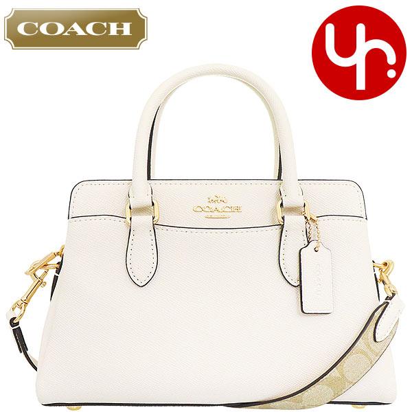 コーチ COACH バッグ ハンドバッグ FCH502 CH502 チョーク クロスグレーン レザー...