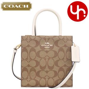 【48時間限定ポイント2％】コーチ COACH バッグ ショルダーバッグ F05693 5693 カーキ×チョーク シグネチャー コーテッド キャンバス  アウトレット レディース｜インポートコレクションYR