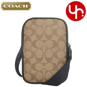 コーチ COACH バッグ ショルダーバッグ FCO912 CO912 カーキ エイデン シグネチャー コーテッド キャンバス カーフ レザー クロスボディー アウトレット メンズ｜import-collection-yr