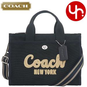 【48時間限定ポイント2％】コーチ COACH バッグ ショルダーバッグ CP158 CP158 ブラック キャンバス リサイクル レザー カーゴ トート レディース｜import-collection-yr