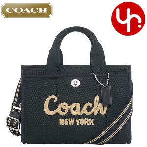 コーチ COACH バッグ ショルダーバッグ CP164 CP164 ブラック キャンバス リサイクル レザー カーゴ トート 26 レディース｜import-collection-yr