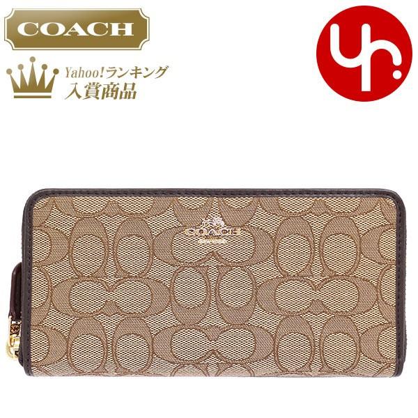 【24時間限定ポイント2％】コーチ COACH 財布 長財布 F54633 カーキ×ブラウン アウト...