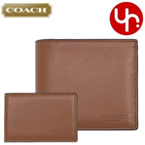 【48時間限定ポイント2％】コーチ COACH 財布 二つ折り財布 F74991 ダークサドル スポーツ カーフ レザー コンパクト ID ウォレット アウトレット メンズ｜import-collection-yr