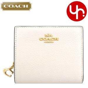 【48時間限定ポイント2％】コーチ COACH 財布 二つ折り財布 FC2862 C2862 チョーク ラグジュアリー ペブルド レザー C チャーム ラウン アウトレット レディース｜import-collection-yr