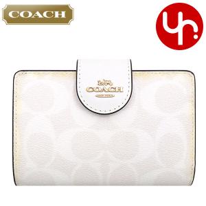 【訳あり品】コーチ COACH 財布 二つ折り財布 FC0082 C0082 チョーク×グレイシャーホワイト シグネチャー ジップ ウォレット アウトレット レディース｜import-collection-yr