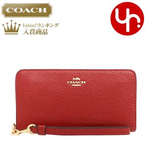 コーチ COACH 財布 長財布 FC4451 C4451 1941レッド ペブルド レザー ロング...