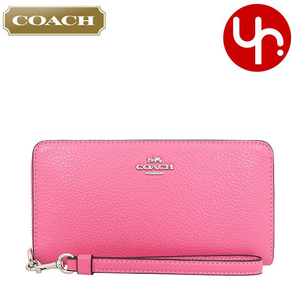 コーチ COACH 財布 長財布 FC4451 C4451 ペチュニア ペブルド レザー ロング ジ...