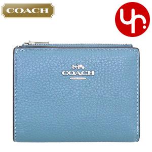 コーチ COACH 財布 二つ折り財布 FCM315 CM315 ライトミスト ぺブルド レザー ビルフォード ウォレット アウトレット レディース｜import-collection-yr