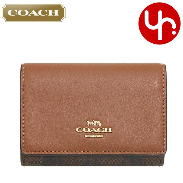 【48時間限定ポイント2％】コーチ COACH 財布 三つ折り財布 FCM761 CM761 ブラウ...