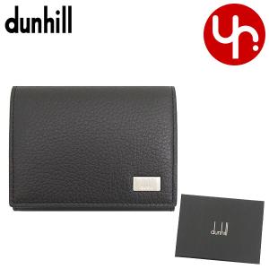 ダンヒル Dunhill 財布 コインケース DU19F2980AV ブラック アヴォリティーズ レザー ガンメタル ロゴ プレート コインパース メンズ｜import-collection-yr