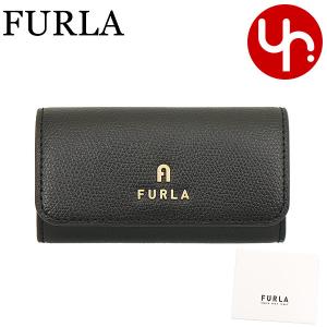 【48時間限定ポイント2％】フルラ FURLA 小物 キーケース WR00436 ARE000 オニキス×ネロ O6000 ONYX/NERO フルラ カメリア レザー 4連 キーケース レディース｜import-collection-yr