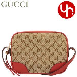 グッチ GUCCI バッグ ショルダーバッグ 449413 KY9LG ベージュ×レッド GG キャンバス レザー スクエア ショルダーバッグ  アウトレット  レディース｜import-collection-yr