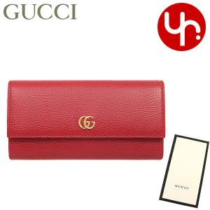 グッチ GUCCI 財布 長財布 456116 CAO0G ハイビスカスレッド プチ GG マーモント テクスチャード レザー フラップ コンチネンタル ウォレット レディース｜import-collection-yr