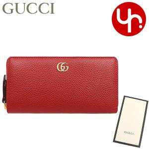 グッチ GUCCI 財布 長財布 456117 CAO0G ハイビスカスレッド プチ GG マーモント レザー ラウンド ジップ ウォレット レディース｜import-collection-yr