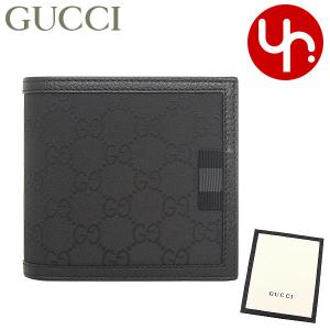 グッチ GUCCI 財布 二つ折り財布 150413 G1XWN ブラック GG ナイロン キャンバス レザー バイフォールド コイン ウォレット アウトレット メンズ｜import-collection-yr