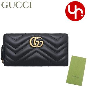 グッチ GUCCI 財布 長財布 443123 DRW1T ブラック GG マーモント シェブロン キルティング レザー ラウンド ジップ ウォレット レディース｜import-collection-yr