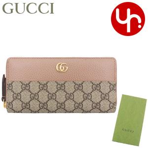 グッチ GUCCI 財布 長財布 456117 17WAG ダスティピンク×ベージュエボニー GGマーモント GGスプリームキャンバス ジップアラウンド ウォレット レディース｜import-collection-yr