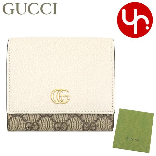 【48時間限定ポイント2％】グッチ GUCCI 財布 二つ折り財布 598587 17WAG ホワイ...