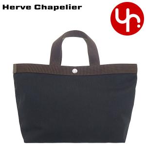 【48時間限定ポイント2％】エルベシャプリエ Herve Chapelier バッグ トートバッグ 704C ノワール×モカ コーデュラ ナイロン ミディアム スクエア トート レデ｜import-collection-yr