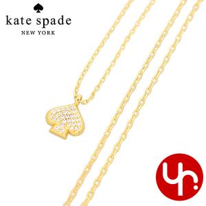 ケイトスペード kate spade アクセサリー ネックレス O0RU3124 クリア×ゴールド エブリデイ スペード ミニ ペンダント アウトレット レディース｜import-collection-yr