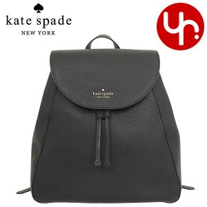 ケイトスペード kate spade バッグ リュック K4628 ブラック レイラ ペブルド レザー ラージ フラップ バックパック アウトレット レディース