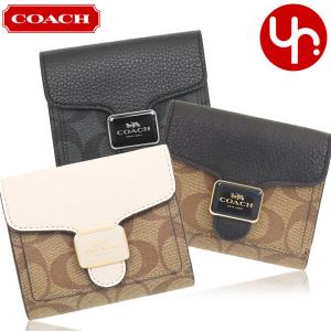 【48時間限定ポイント2％】コーチ COACH 財布 二つ折り財布 FC7805 C7805 ラグジュアリー シグネチャー PVC レザー ペッパー ウォレッ  アウトレット レディース｜import-collection-yr