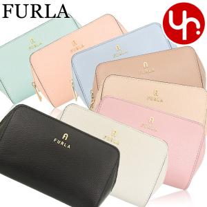 【48時間限定ポイント2％】フルラ FURLA 小物 ポーチ WE00449 ARE000 1859S MINTY フルラ カメリア レザー ミディアム コスメティック ケース レディース｜import-collection-yr