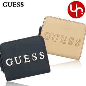 ゲス GUESS 財布 二つ折り財布 BB903941 ロゴ スモール ジップ アラウンド ウォレット レディース｜import-collection-yr