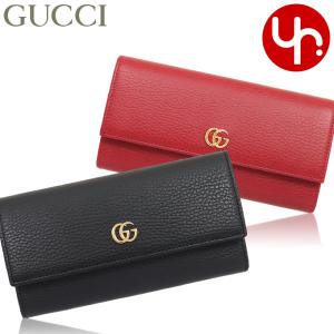 グッチ GUCCI 財布 長財布 456116 CAO0G プチ GG マーモント テクスチャード レザー フラップ コンチネンタル ウォレット レディース｜import-collection-yr