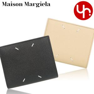 メゾンマルジェラ Maison Margiela 財布 二つ折り財布 SA1UI0020 P4745 4ステッチ レザー スモール フリップ ウォレット メンズ レディース｜import-collection-yr