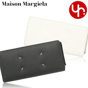 【48時間限定ポイント2％】メゾンマルジェラ Maison Margiela 財布 長財布 S56UI0110 P4745 4ステッチ カーフ レザー ジップ アラウンド ウォレット レディース｜import-collection-yr