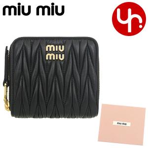 miu ミュウミュウ miumiu 財布 二つ折り財布 5MV204 2FPP ネロ miu ミュウミュウ miumiu 財布 二つ折り財布 5MV204 2FPP ネロ
