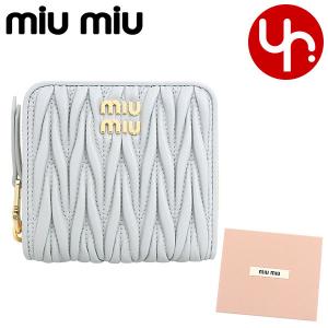 miumiu 二つ折り財布 miu MIUMIU ミュウミュウ 二つ折り財布 MATELASSE マテラッセ