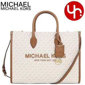 マイケルコース MICHAEL KORS バッグ トートバッグ 35F2G7ZT2B バニラ ミレラ シグネチャー ロゴ ミディアム EW トート アウトレット レディース｜import-collection-yr