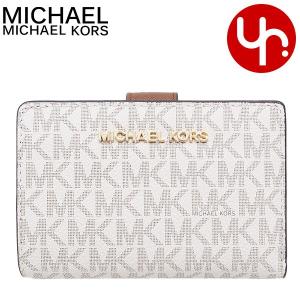 マイケルコース MICHAEL KORS 財布 二つ折り財布 35F8GTVF2B バニラ ジェット セット トラベル シグネチャー ビルフォールド コインウォレット レディース｜import-collection-yr